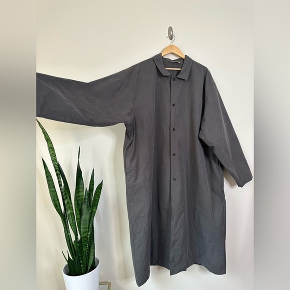 FEAR OF GOD ESSENTIALS Cotton Blend Shirt-Coat Trench XL NWOT - Picture 8 of 15